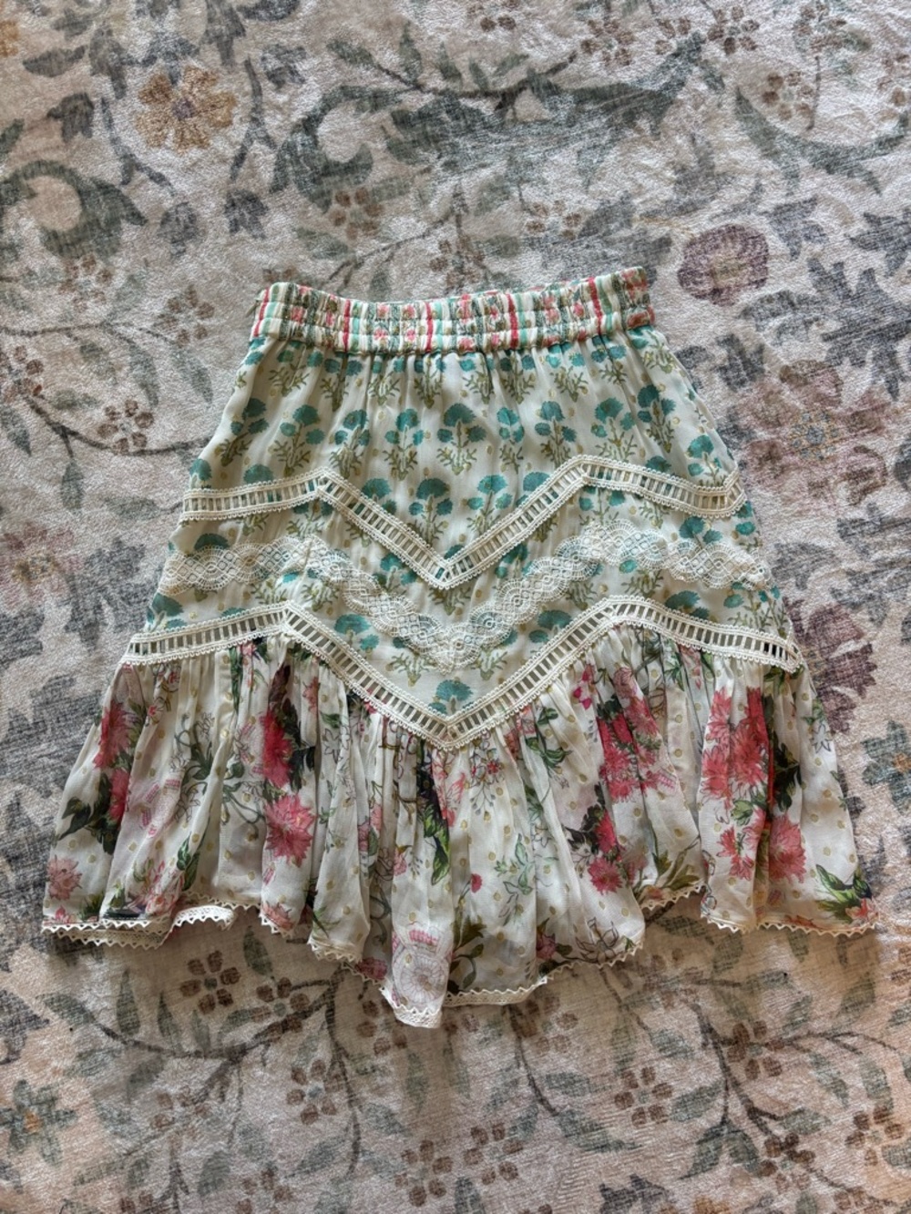 Hemant & Nandita Floral Skirt size XS - Picture 4 of 4